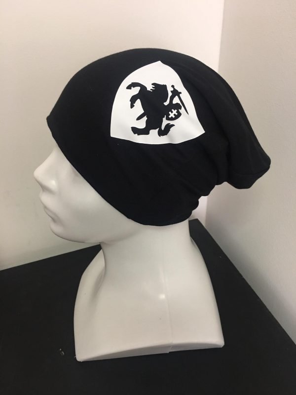 Juoda unisex (vyriška, moteriška) kepurė Lietuvos herbas - Image 2