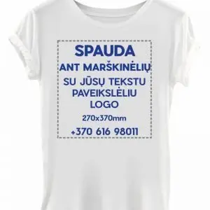 Personalizuoti Marškinėliai Su Jūsų Dizainu