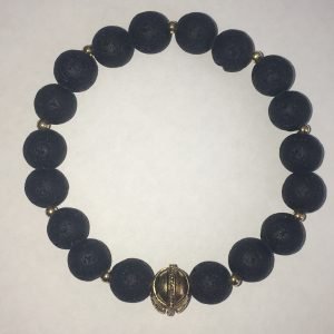 Juoda apyrankė (unisex)