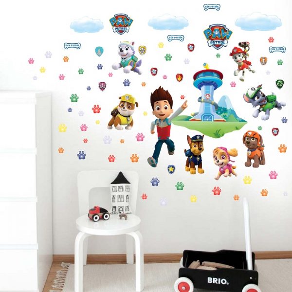 „Paw patrol komanda“ 3D vaikų kambario sienų lipdukai - Image 3
