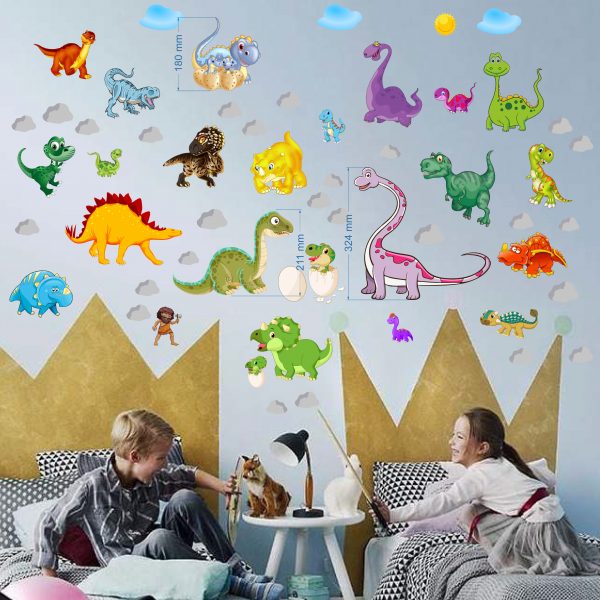 „Dinozaurai“ 3D vaikų kambario sienų lipdukai - Image 3