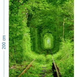 „Durų lipdukas miškas“ 3D vaikų kambario sienų lipdukai
