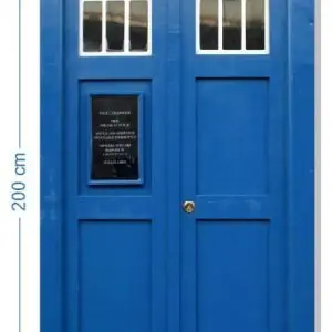 „Durų lipdukas policebox“ 3D vaikų kambario sienų lipdukai