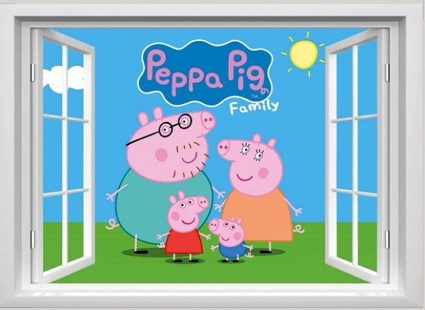 peppa wall