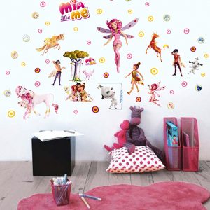„Mia and me“ 3D vaikų kambario sienų lipdukai