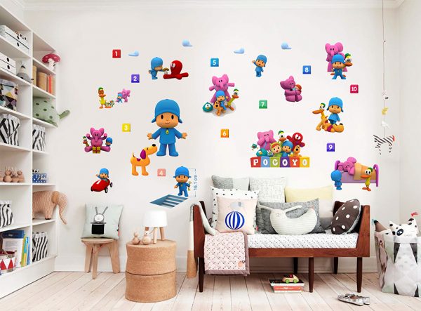 „Pocoyo“ 3D vaikų kambario sienų lipdukai - Image 3