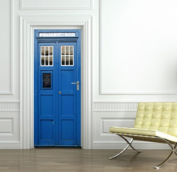 „Durų lipdukas policebox“ 3D vaikų kambario sienų lipdukai - Image 2