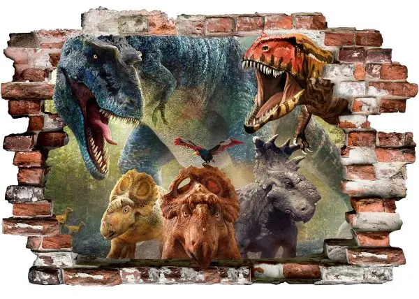 wall dino