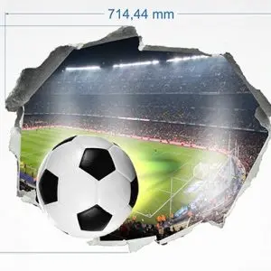 „Football“ 3D vaikų kambario sienų lipdukai