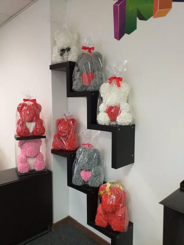 Meškiukas iš rožių, mažas rožių meškiukas, Teddy Rose - Image 6