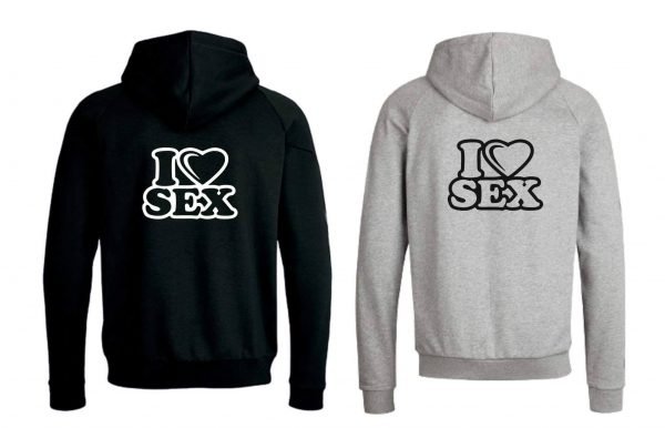 Vyriškas džemperis I love sex