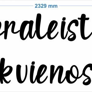 „Laikas praleistas kartu“ 3D sienų lipdukas