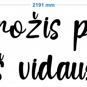 „Tikras grožis prasideda iš vidaus“ 3D sienų lipdukas