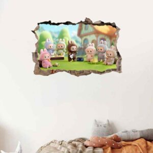 Vaikų kambario sienų lipdukas „Labubu”