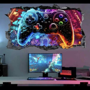 Lipdukas ant sienos – Kompiuterių žaidimų pultas